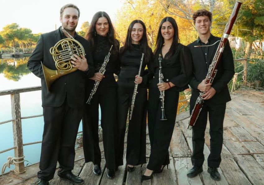 Imagen del evento:Imagen de los componentes del grupo 'Valentia quintet'